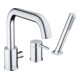Duravit 3-Loch-Wannenrandarmatur Circle chrom-1