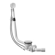 Duravit Ab- u Überlaufgarnitur Quadroval d 9cm, f Shower + Bath Badewanne, chrom