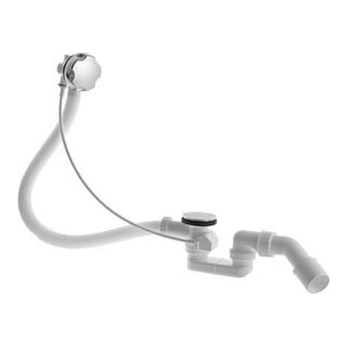 Duravit Ab-/Überlaufgarnitur d 5,2cm, D-Griff rd m Griffmulden, chrom