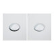 Duravit Ab-/Überlaufgarnitur Quadroval Bodenzuglänge 85cm, d= 5,2cm, chrom