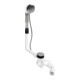 Duravit Ab-/Überlaufgarnitur Quadroval d= 5,2cm, chrom-1