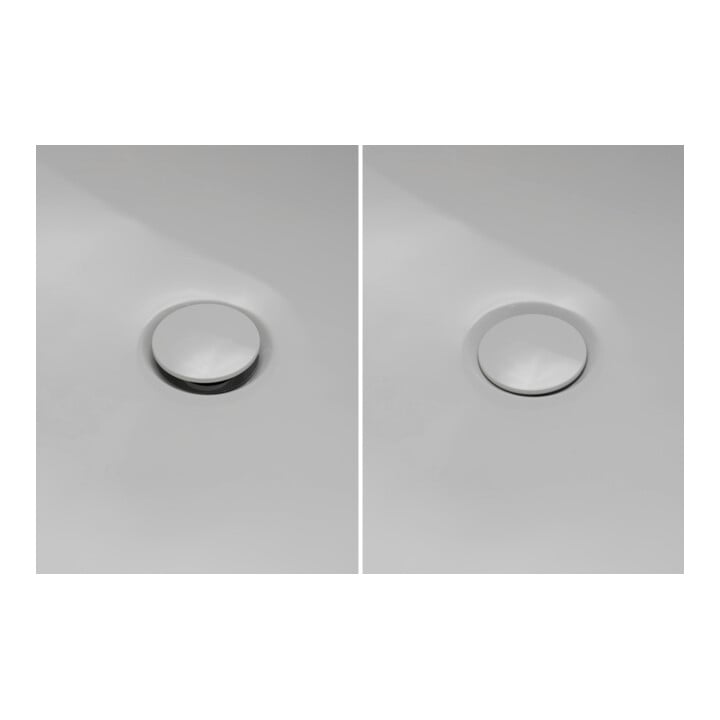 Duravit Ab-/Überlaufgarnitur Quadroval d= 5,2cm, mit Wanneneinlauf, chrom