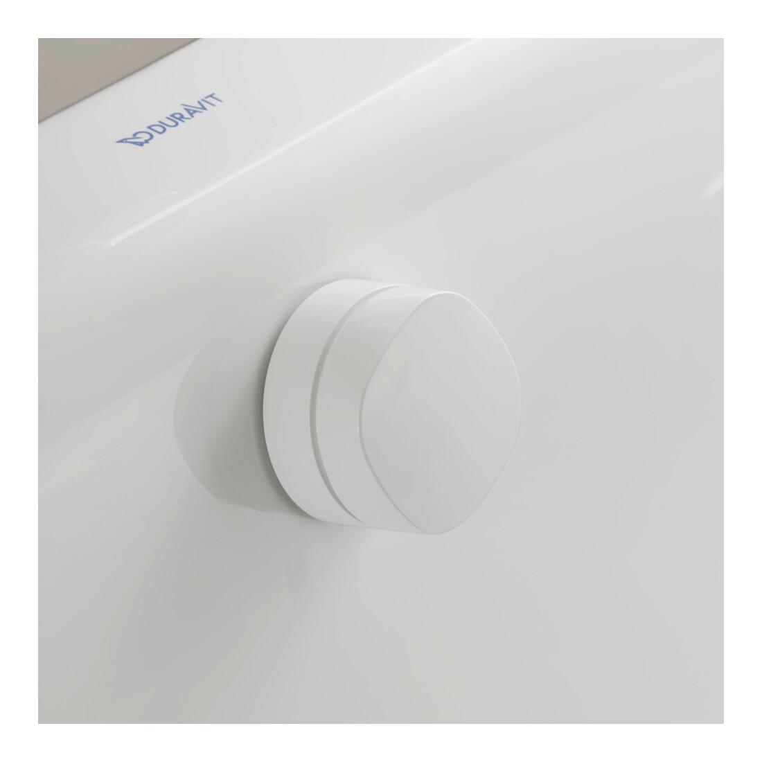 Duravit Ab-/Überlaufgarnitur Quadroval d= 5,2cm, mit Wanneneinlauf, weiß