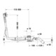 Duravit Ab-/Überlaufgarnitur Quadroval Zug 110, d 5,2cm, m flex Abl-Schl., chr-4