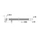 Duravit Ab-/Überlaufgarnitur Quadroval Zug 110, d 5,2cm, m flex Abl-Schl., chr