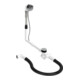 Duravit Ab-/Überlaufgarnitur Quadroval Zug 65cm, d 5,2cm, m Wanneneinlauf, chr-1