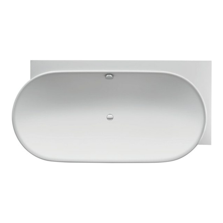 Duravit Ab-/Überlaufgarnitur Quadroval Zug 85cm, d 5,2cm, m flex Abl-Schl., chr