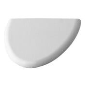 Duravit Abattant urinoir Fizz avec frein de chute, charnières inox, blanc-1