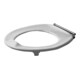 Duravit Abattant WC Architec Vital sans abaissement, charnières inox, blanc-1