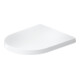 Duravit Abattant WC Balcoon chevauchant, amovible, sans abaissement, blanc brillant-1