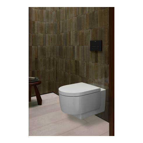 Duravit Abattant WC Balcoon Compact 37x54 cm, abattant rapide, blanc brillant