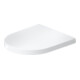 Duravit Abattant WC Balcoon Compact 37x54cm, amovible, avec frein de chute, blanc brillant-1