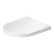 Duravit Abattant WC Balcoon Compact 37x54cm, amovible, sans frein de chute, blanc mat satiné