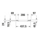 Duravit Abattant WC Balcoon recouvrant, amovible, avec frein de chute, Clay terma-4