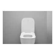 Duravit Abattant WC carré avec frein de chute, 43,4 cm, uni, blanc-5