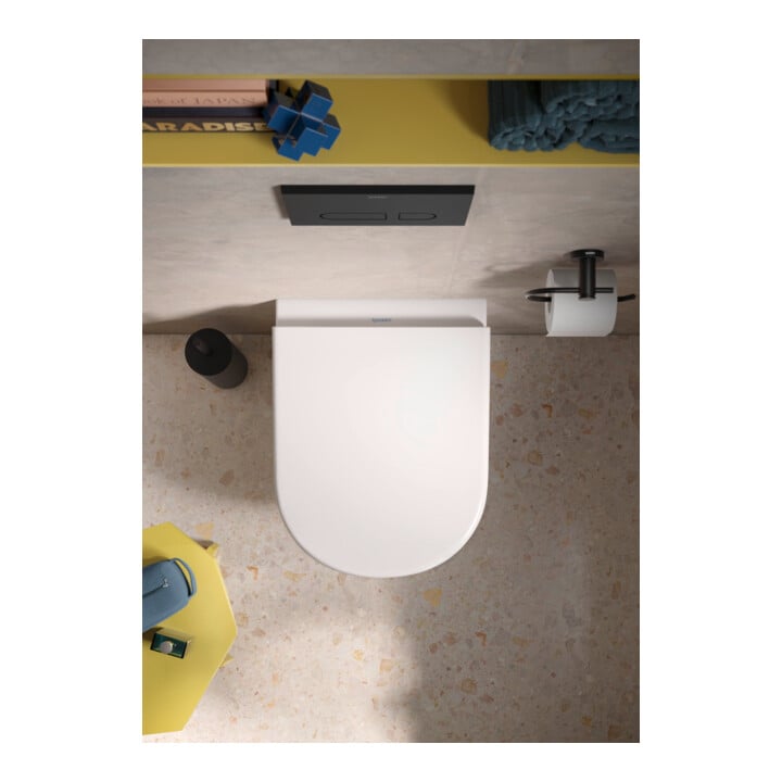 Duravit Abattant WC D-Code avec frein de chute, amovible, blanc