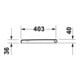 Duravit Abattant WC D-Code avec frein de chute, blanc