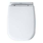 Duravit Abattant WC D-Code avec frein de chute, charnières plastique, blanc-2
