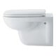 Duravit Abattant WC D-Code avec frein de chute, charnières plastique, blanc