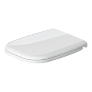 Duravit Abattant WC D-Code avec frein de chute, charnières plastique, blanc-1
