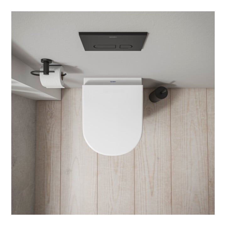 Duravit Abattant WC D-Code prémonté, sans frein de chute, amovible, blanc