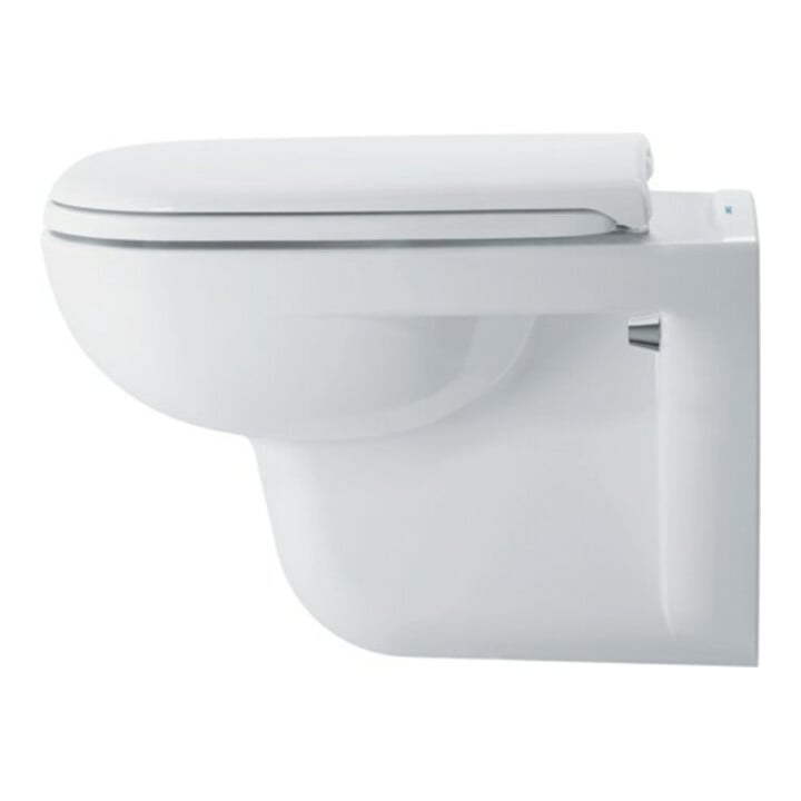 Duravit Abattant WC D-Code sans abaissement, charnières inox, blanc
