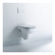 Duravit Abattant WC D-Code sans abaissement, charnières inox, blanc