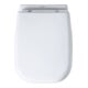 Duravit Abattant WC D-Code sans abaissement, charnières inox, blanc