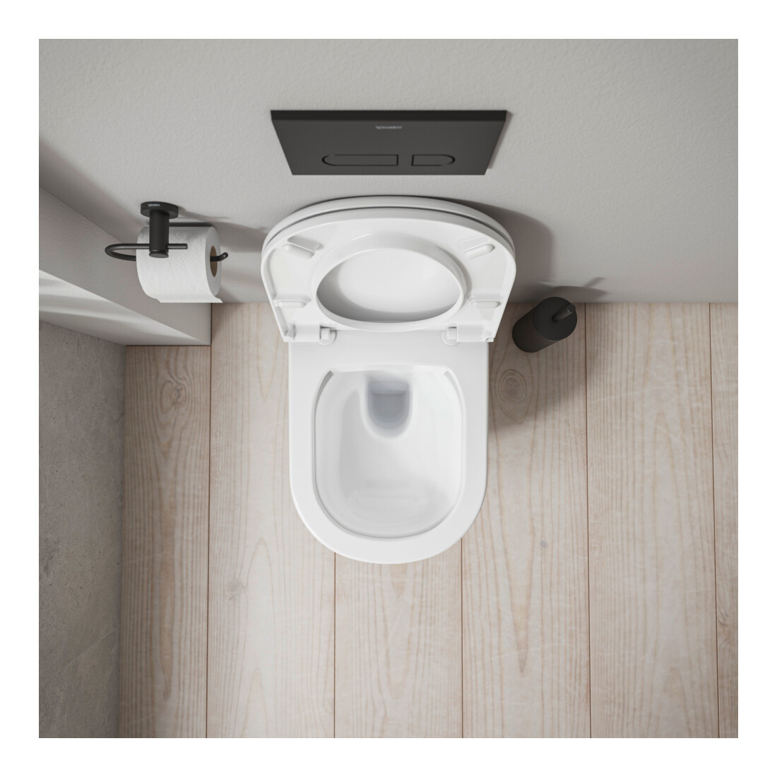 Duravit Abattant WC D-Code sans frein de chute, amovible, blanc