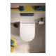 Duravit Abattant WC D-Code sans frein de chute, amovible, blanc