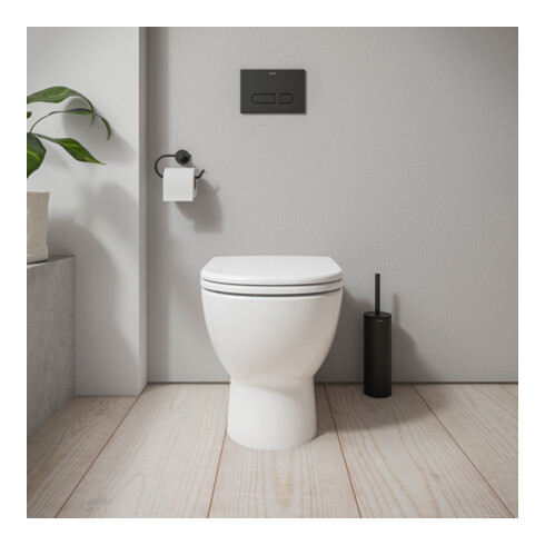 Duravit Abattant WC D-Code sans frein de chute, amovible, blanc