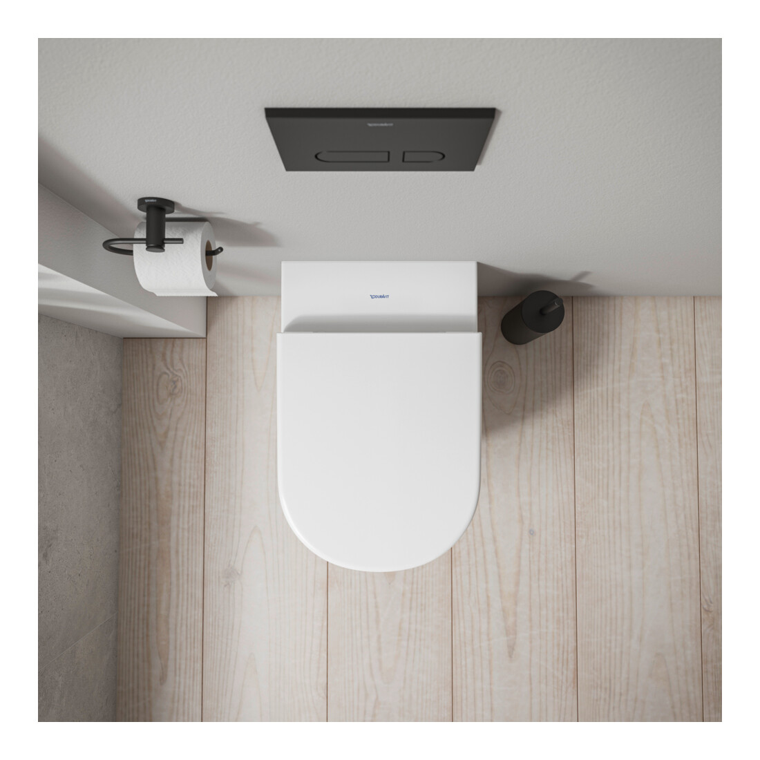 Duravit Abattant WC D-Code sans frein de chute, amovible, blanc