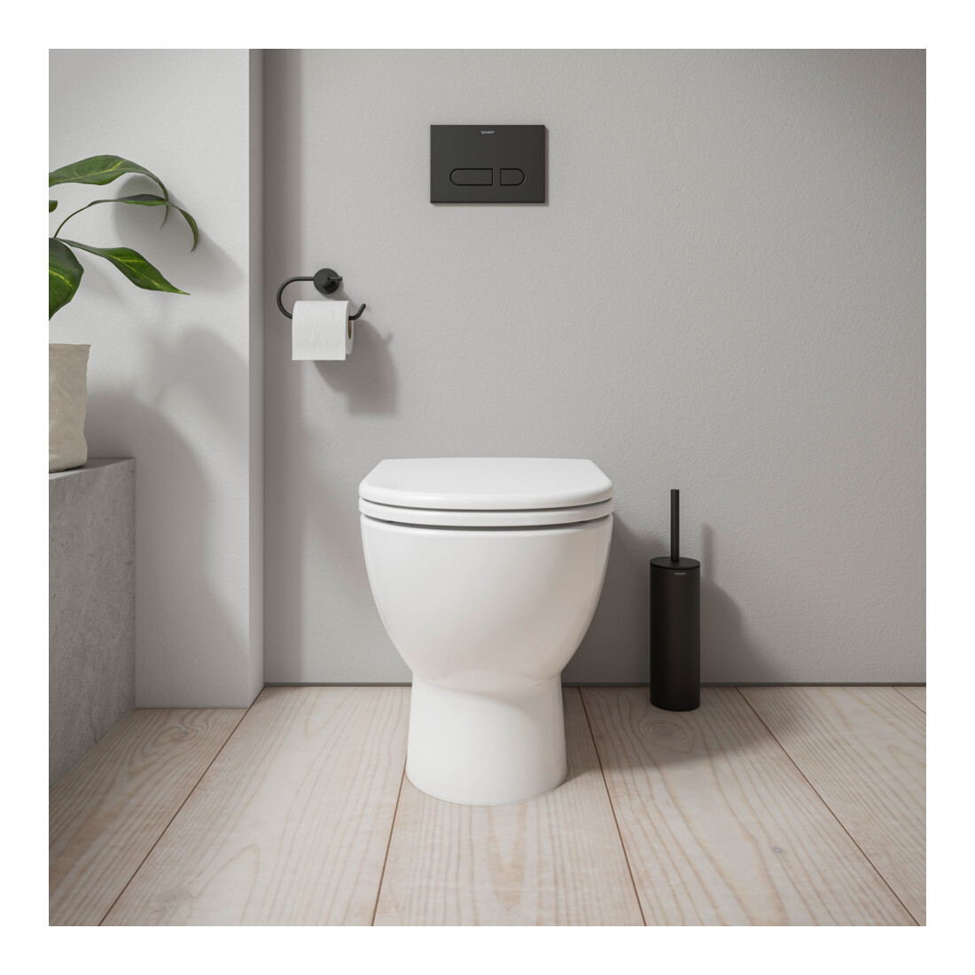 Duravit Abattant WC D-Code sans frein de chute, amovible, blanc