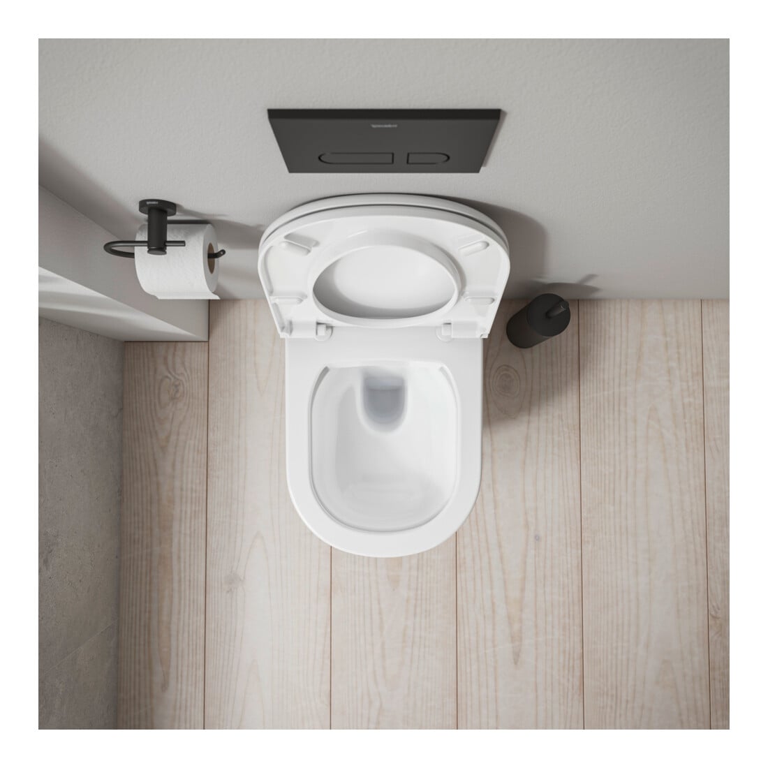 Duravit Abattant WC D-Code sans frein de chute, amovible, blanc