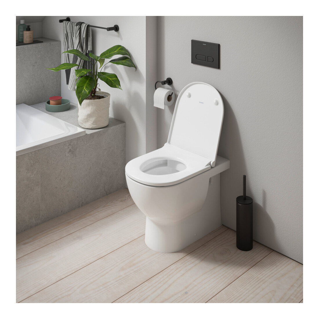 Duravit Abattant WC D-Code sans frein de chute, amovible, blanc