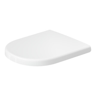 Duravit Abattant WC D-Code sans frein de chute, charnières acier inox, blanc