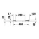 Duravit Abattant WC D-Code sans frein de chute, charnières acier inox, blanc-4
