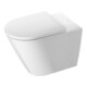 Duravit Abattant WC D-Neo avec frein de chute, charnières inox, blanc-2