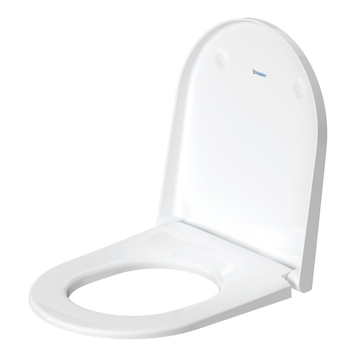 Duravit Abattant WC D-Neo avec frein de chute, charnières inox, blanc