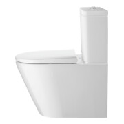 Duravit Abattant WC D-Neo sans abaissement, charnières inox, blanc-5