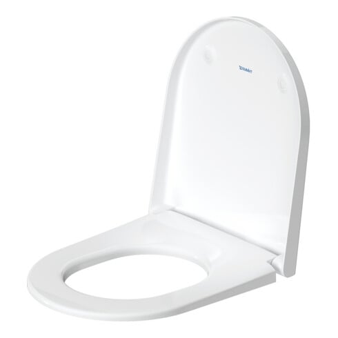 Duravit Abattant WC D-Neo sans abaissement, charnières inox, blanc
