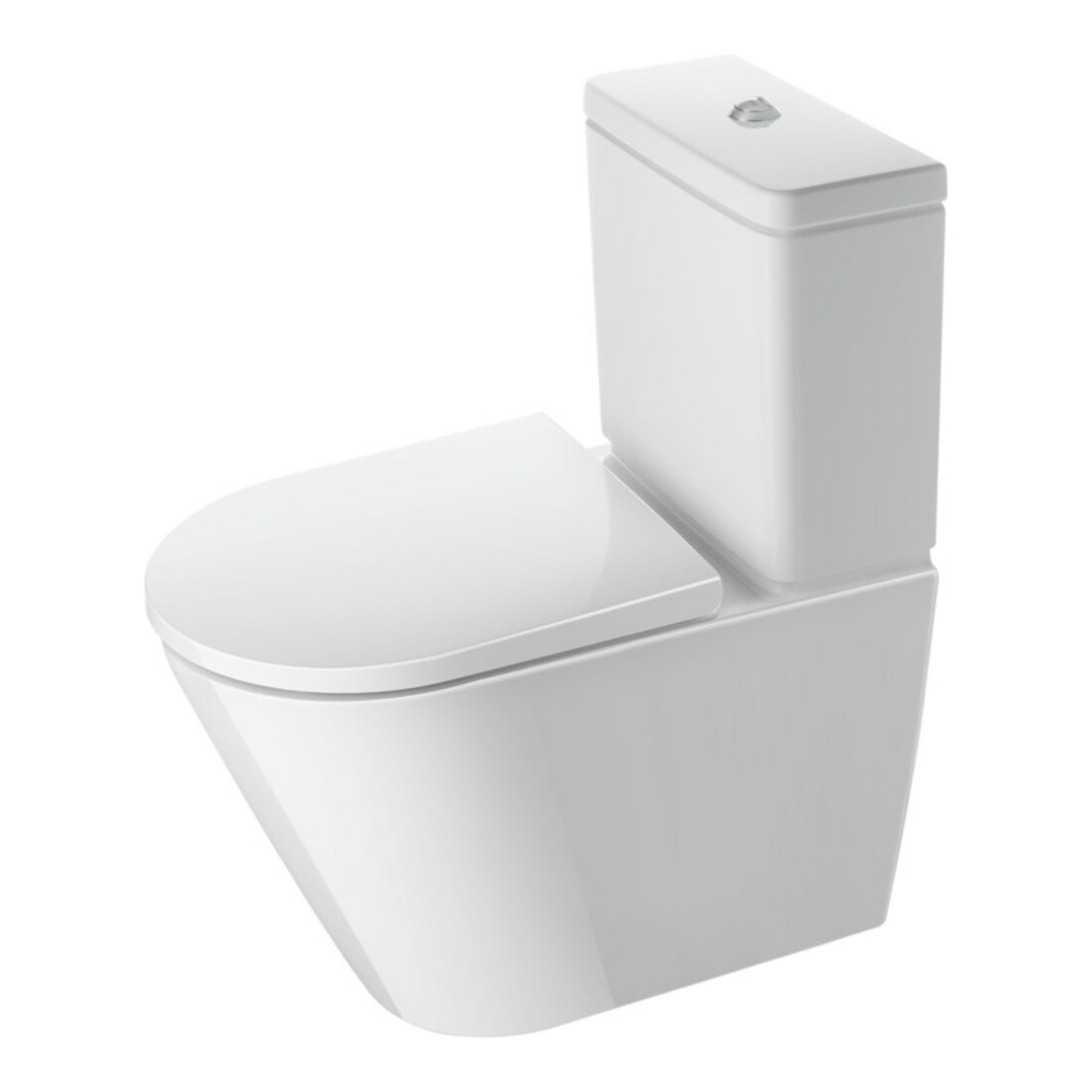 Duravit Abattant WC D-Neo sans abaissement, charnières inox, blanc