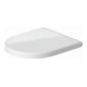 Duravit Abattant WC Darling New sans abaissement, charnières inox, blanc-1