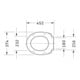 Duravit Abattant WC Duraplus charnières ES, avec frein de chute, blanc-4