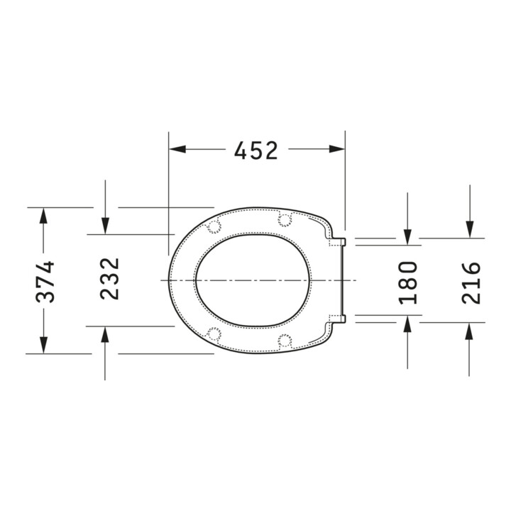 Duravit Abattant WC Duraplus charnières ES, avec frein de chute, blanc