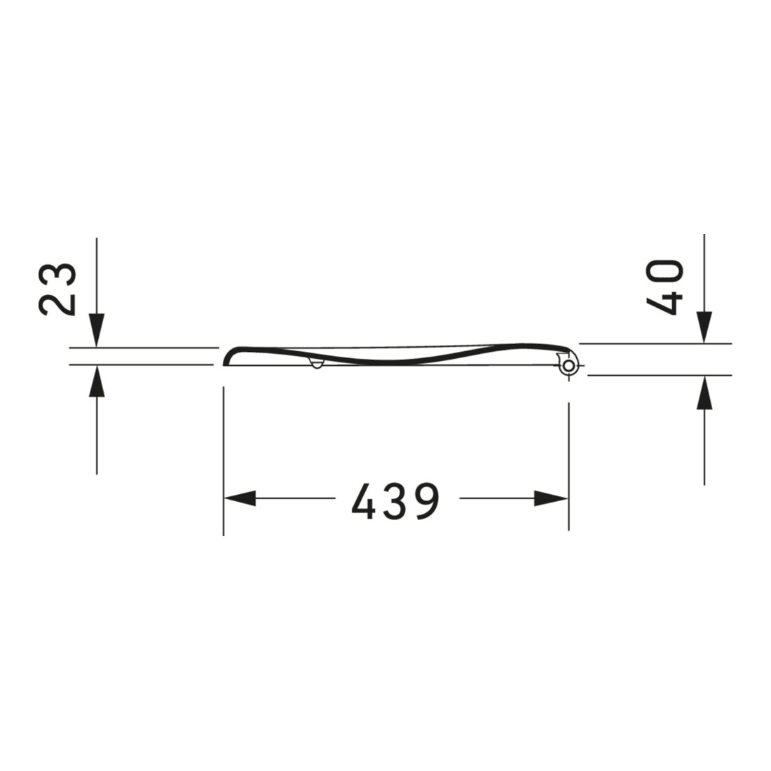Duravit Abattant WC Duraplus charnières ES, avec frein de chute, blanc