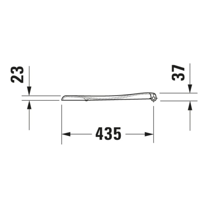 Duravit Abattant WC Duraplus Charnières ES, sans frein de chute, pergamon