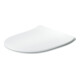 Duravit Abattant WC en D avec frein, 45,1 cm, Uni, Blanc-1