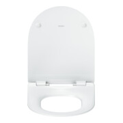 Duravit Abattant WC en D avec frein, 45,1 cm, Uni, Blanc-2