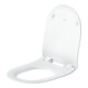 Duravit Abattant WC en D avec frein, 45,1 cm, Uni, Blanc